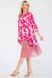 High Low Ruffle Top