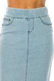 Light Denim Skirt