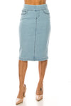 Light Denim Skirt