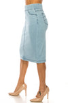 Light Denim Skirt