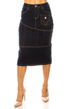 Jane Denim Skirt