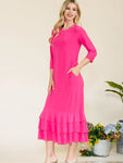 Ruffle Layer Dress