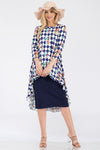 Floral Checkered Tunic