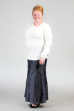 Dressy Dark Denim Skirt