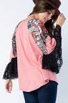 Patch and Lace Top