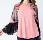 Patch and Lace Top