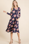 Floral Midi Dress