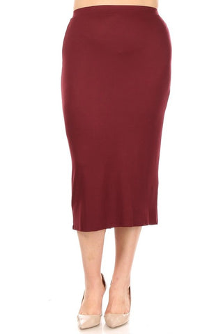 Long Pencil Skirt