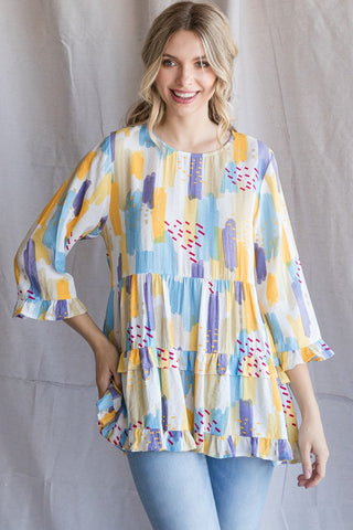 Sunny Ruffle Top