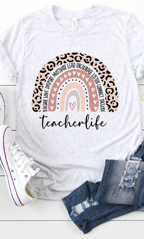 Teacher Life Graphic Tee