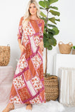 Paisley PatchWork Maxi Dress