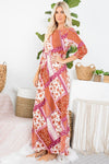 Paisley PatchWork Maxi Dress