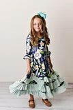 Girls' Floral Twirl Dress