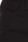 Black Casual Twill Skirt