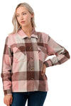 Pink Plaid Shacket