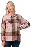 Pink Plaid Shacket