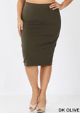 Midi Pencil Skirt