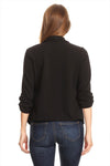 Solid blazer jacket