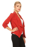 Solid blazer jacket
