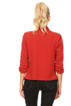 Solid blazer jacket