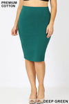 Midi Pencil Skirt