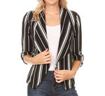 Stripe blazer jacket