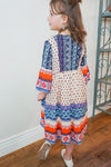 Girls Boho Midi Dress