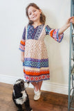 Girls Boho Midi Dress