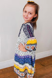 Girls Boho Midi Dress