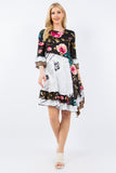 Good News Floral Ruffle Tunic