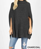 Snowy Day Poncho Sweater