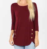 Wooden Button Top