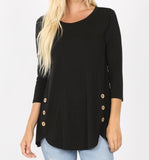 Wooden Button Top