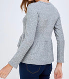 Double Ruffle Sweater