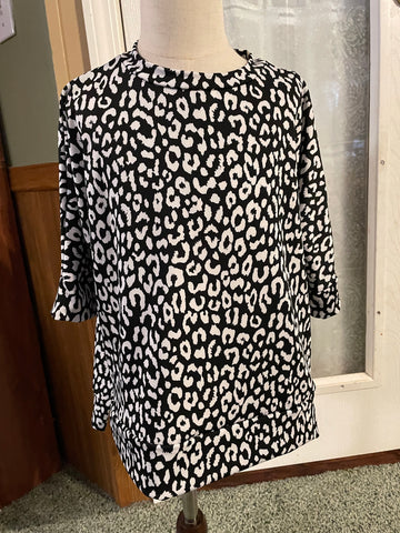 Girls' Leopard Top