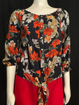 Floral Tie Top