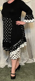Polka Dot Ruffle Tunic