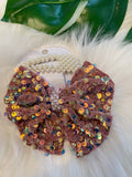 Pearls and Bows Hair Clips