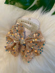 Pearls and Bows Hair Clips