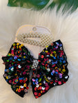 Pearls and Bows Hair Clips