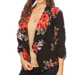 Floral blazer jacket