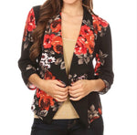 Floral blazer jacket