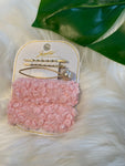 Fur and Pearls Hair Clips