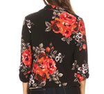 Floral blazer jacket