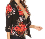 Floral blazer jacket