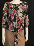 Floral Tie Top