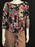 Floral Tie Top