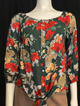 Floral Tie Top