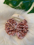 Pearls and Bows Hair Clips