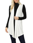 Basic sleeveless cardigan